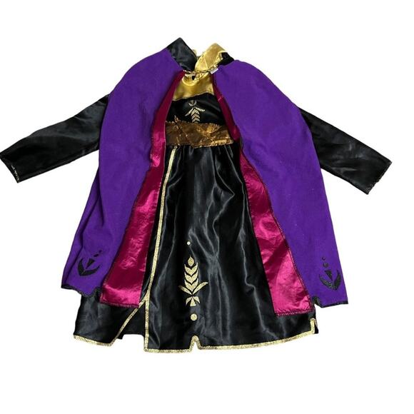 Disney Frozen 2 Princess Anna Travel Dress Removable Cape and Shoes - Picture 1 of 11